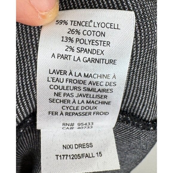 Toad & Co Nixi dress Charcoal Athleisure minimalist sz M - Picture 9 of 10